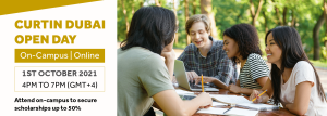 Curtin Dubai Open Day – 1 October 2021