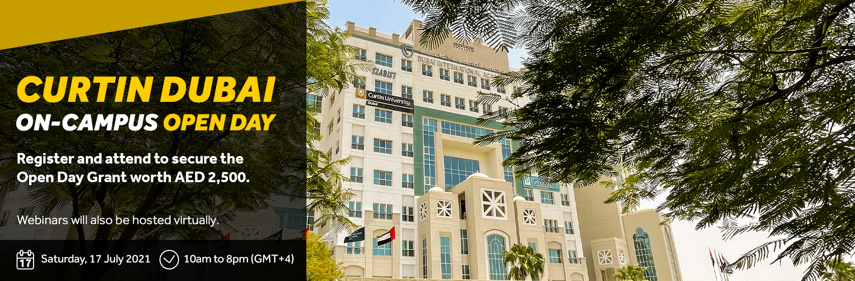 Image for Curtin Dubai Open Day – July 2021