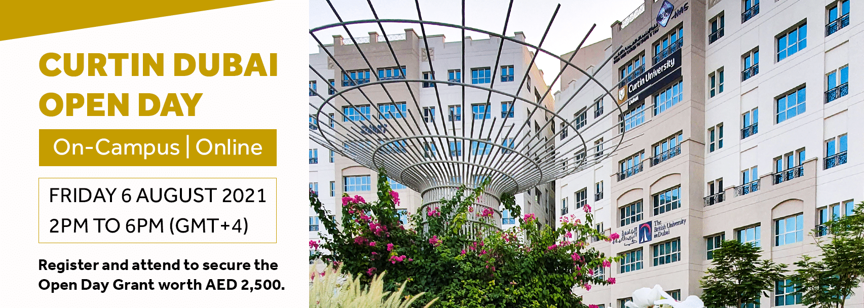 Image for Curtin Dubai Open Day – August 2021