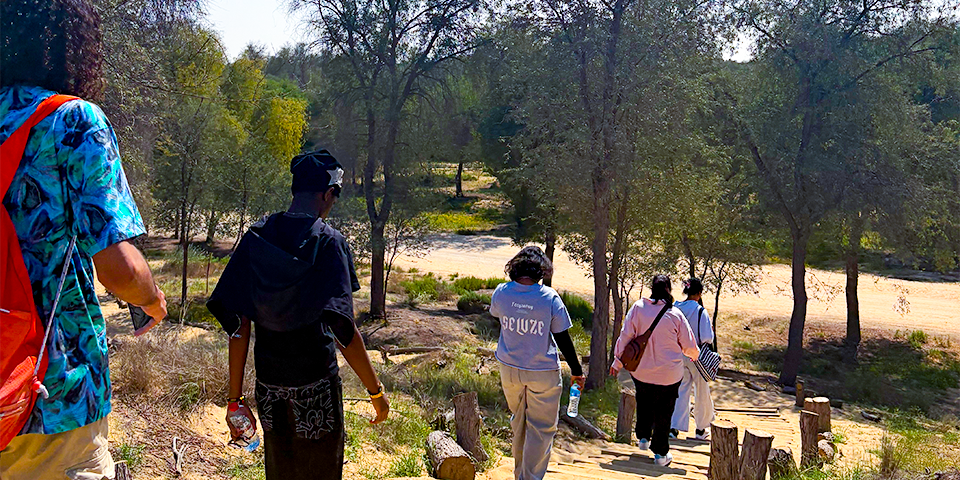 Student wellbeing in Dubai: How Curtin students reconnected with nature at Mushrif Park